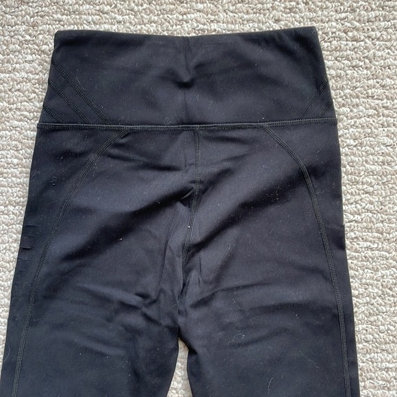 JING Black workout leggings with side cut out details - Picture 4 of 6